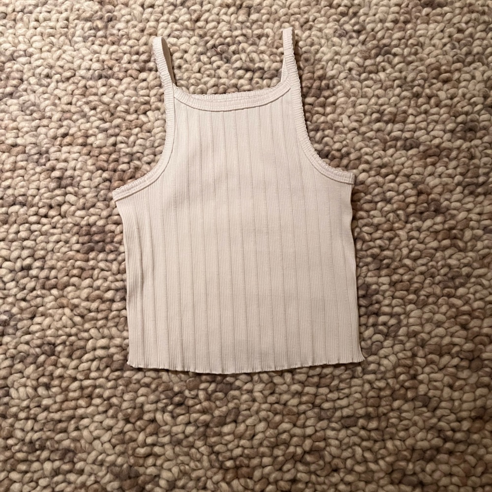 White Pattern Aeropostale Top